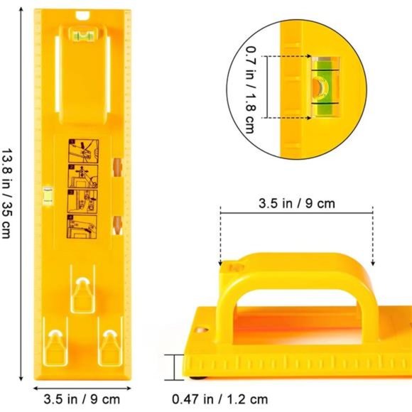 Picture Hanging Tool with Level Easy Frame Picture Hanger Wall Hanging Kit - Picture 3 of 6